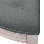 vidaXL Banc Gris foncé 81 5x41x49 cm Tissu
