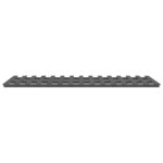 vidaXL Cadre de lit Gris 90x200 cm Bois de pin massif