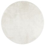 vidaXL Tapis OVIEDO à poils courts crème Ø 200 cm