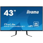Iiyama prolite x4372uhsu-b1 écran plat de pc 108 cm (42.5") 3840 x 2160 pixels 4k ultra hd led noir
