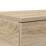 vidaXL Tiroirs de lit avec tiroir Chêne sonoma 200 x 36.5 x 16.5 cm