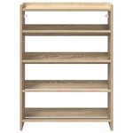 vidaXL Étagère à chaussures chêne sonoma 60x25x81 cm bois d'ingénierie