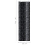 vidaXL Moustiquaire Anthracite 56x200 cm Chenille