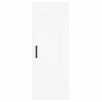 vidaXL Buffet haut Blanc 34 5x34x180 cm Bois d'ingénierie