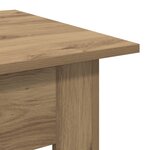 vidaXL Table Basse Chêne artisan 55 x 55 x 42 cm