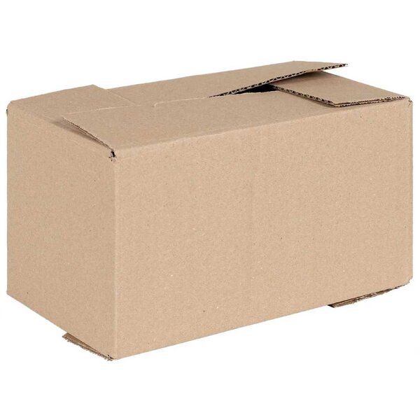 vidaXL Boîte Pliable 50 Pièces Marron 24 x 13 x 13 cm Carton