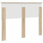 vidaXL Tête de lit Chêne Sonoma 120 cm Bois d'ingénierie