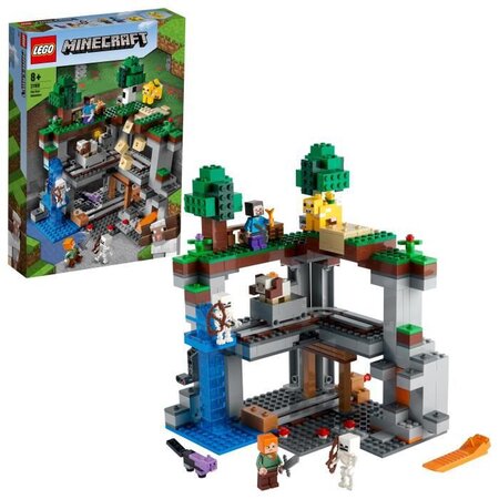 Lego 21169 minecraft™ la premiere aventure jeu du nether avec