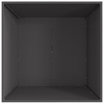 vidaXL Braise Noir 80 x 80 x 40 cm Acier