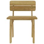 vidaXL Ensemble à manger de jardin 5 Pièces Bois de pin imprégné