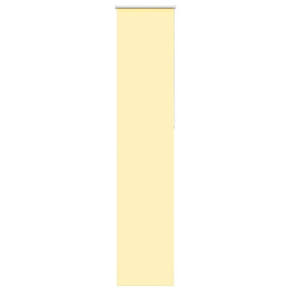 vidaXL Store enrouleur occultant jaune largeur du tissu 40 7 cm
