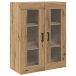 vidaXL Haut Armoire 2 Pièces Chêne artisanal Bois d'ingénierie