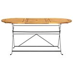 vidaXL Mobilier à dîner d'extérieur pliable 7 Pièces Bois d'acacia solide