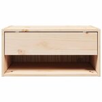 vidaXL Table de chevet Marron 50 x 32 5 x 24 cm Bois massif en pin