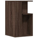 vidaXL Table d'appoint chêne marron 35x35x60 cm bois d'ingénierie