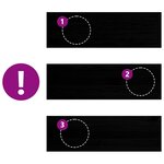 vidaXL Marches d'escalier 4 Pièces marron foncé 80x25x2 cm chêne massif