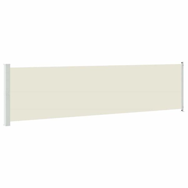 vidaXL Auvent latéral rétractable de patio 600x160 cm crème