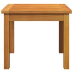 vidaXL Table d'appoint Marron Bois d'acacia massif