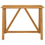 vidaXL Ensemble de bar de jardin avec coussins 7 Pièces Noir