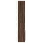 vidaXL Buffet haut 63x33x180 cm chêne marron bois d'ingénierie