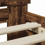 vidaXL Cadre de lit Bois ancien 75 x 190 cm Bois d'ingénierie