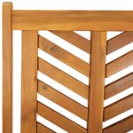 vidaXL Ensemble de salle à manger pour jardin 5 Pièces Marron