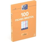 OXFORD 100 feuilles bristol - Petits carreaux - 29,7 cm x 21 cm x 2,5 cm
