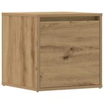 vidaXL Tiroir boîte chêne artisanal 40 5x40x40 cm bois d'ingénierie