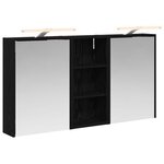vidaXL Ensemble de Meubles de Salle de Bain 3 Pièces 116 x 16 x 62 5 cm