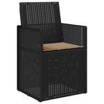vidaXL Chaises de jardin salle à manger 2 Pièces Anthracite et taupe PP