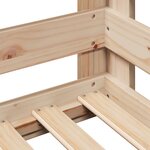 vidaXL Cadre de lit sans matelas 70x140 cm bois de pin massif