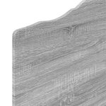 vidaXL Tête de lit Gris Sonoma 80 cm Bois d'ingénierie