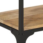 Vidaxl table console 110x30x75 cm bois de manguier massif