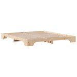 vidaXL Cadre de lit 200x200 cm en bois de pin massif