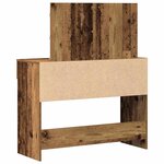 vidaXL Table de Toilette avec tiroir Bois ancien 100 x 40 x 120 cm