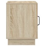 vidaXL Table de chevet Chêne Sonoma 43 x 34 5 x 47 cm