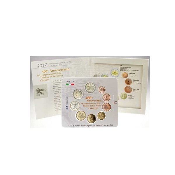 Coffret série euro BU Italie 2017 (basilique Saint-Marc de Venise)