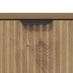 vidaXL Table de chevet avec tiroir chêne artisanal 63 5 x 36 x 61 cm