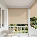 vidaXL Store enrouleur Protection UV Beige 100 x 230 cm Polyester