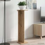 vidaXL Support de Plante 2 pièces Chêne artisanal 25 x 25 5 x 100 5 cm