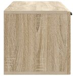 vidaXL Meuble TV mural Chêne Sonoma 98 x 31 x 30 cm Bois d'ingénierie