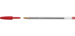 Stylo bille CRISTAL Rechargeable Pointe Moyenne Rouge BIC