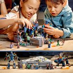 LEGO 76156 Marvel L'ascension du Domo, Jouet de Construction Vaisseau Spatial Super-Héros du Film Les Éternels