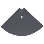 vidaXL Étagère flottante avec étagère 2 Pièces Anthracite 30 x 30 x 2 cm