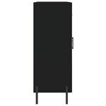vidaXL Buffet noir 69 5x34x90 cm bois d'ingénierie