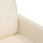 vidaXL Chaises de salle à manger 2 Pièces Beige 57 x 67 x 98 cm Lin