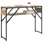 vidaXL TableConsole Chêne artisanal 105x30x75cm Bois d'ingénierie