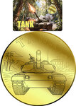 Monnaie TANK Deadly Vehicles 1/1000 Oz Or 12$ Liberia 2026