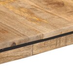 vidaXL Table à manger 160x80x75 cm bois de manguier massif