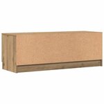 vidaXL Meuble TV chêne artisanal 102x35x36 5 cm bois d'ingénierie